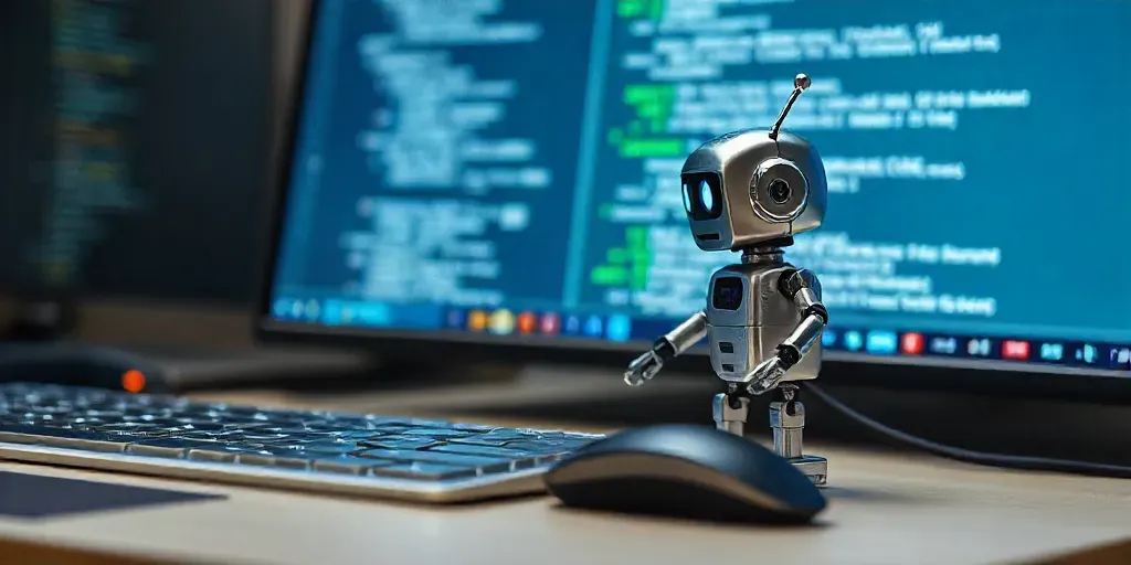 An illustration of Alumnium robot